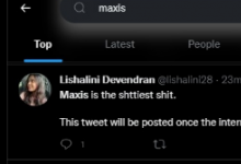 MaxisInternet移动数据恢复