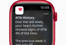 Apple的watchOS9将AFib历史功能扩展到更多国家