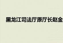 黑龙江司法厅原厅长赵金成被双开 赵金成个人资料简介