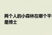 两个人的小森林在哪个平台播出？庄羽什么时候知道虞美人是博士