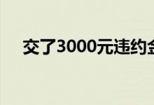 交了3000元违约金辞职走进爱心启智园