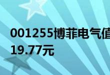 001255博菲电气值得申购吗 新股发行价格为19.77元