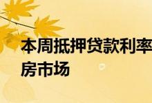 本周抵押贷款利率下降至3.78％恰逢春季住房市场