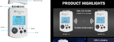 SEGADreamcast具有重大升级和迷你游戏兼容性的下一代VMU到来