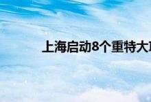 上海启动8个重特大项目 上海市重大工程名单