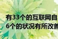 有33个的互联网自由度有所下降相比之下有16个的状况有所改善