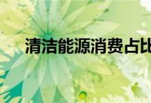 清洁能源消费占比22%与目标还有差距