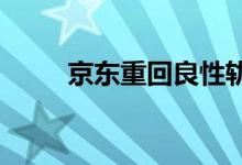 京东重回良性轨道下一马车是什么