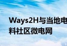 Ways2H与当地电力合作伙伴共同开发氢燃料社区微电网