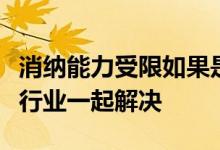 消纳能力受限如果是技术问题应当电网提出来行业一起解决