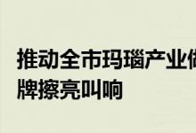 推动全市玛瑙产业做大做强把世界玛瑙之都品牌擦亮叫响