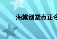 海棠别墅真正令人惊叹的艺术之家