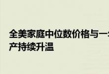 全美家庭中位数价格与一年前相比有所上升加州市场的房地产持续升温