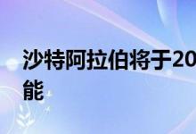 沙特阿拉伯将于2028年安装更多的太阳能风能