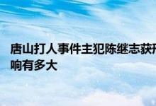 唐山打人事件主犯陈继志获刑24年会不会减刑 陈继志对唐山的影响有多大