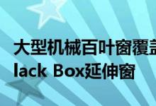 大型机械百叶窗覆盖了MATA Architects的Black Box延伸窗