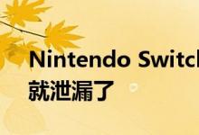 Nintendo Switch Lite v2刚发布不到两周就泄漏了