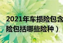 2021年车损险包含哪几种险种（2021年车损险包括哪些险种）