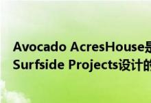 Avocado AcresHouse是由当地的Russell和设计驱动公司Surfside Projects设计的