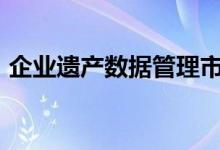 企业遗产数据管理市场将在2025年见证发展