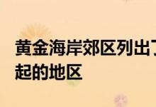 黄金海岸郊区列出了澳大利亚前100名负担得起的地区