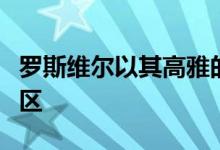 罗斯维尔以其高雅的个性住宅而成为遗产保护区