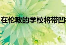 在伦敦的学校将带凹槽的石头和玻璃结合起来