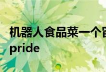 机器人食品菜一个冒险的新孩子范围为Homepride