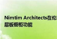 Nimtim Architects在伦敦扩建中的人字形拼花地板和彩色层板橱柜功能