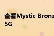 查看Mystic Bronze中的三星Galaxy Z Flip 5G