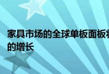 家具市场的全球单板面板将在2024年前显示出令人印象深刻的增长