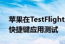 苹果在TestFlight上向开发者开放了iOS 12快捷键应用测试