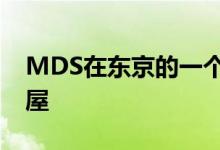 MDS在东京的一个斜交界处设计了变黑的木屋