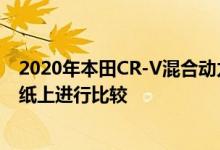 2020年本田CR-V混合动力车和其他混合动力越野车如何在纸上进行比较