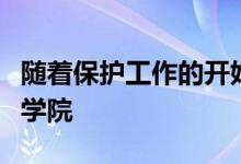 随着保护工作的开始学生们回到格拉斯哥艺术学院