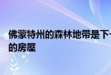 佛蒙特州的森林地带是下一个概览展示了50个州中的每个州的房屋