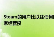 Steam的用户比以往任何时候都多 尽管史诗游戏商店拥有独家经营权