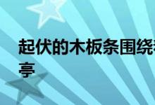 起伏的木板条围绕着由Archio设计的伦敦花亭