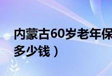 内蒙古60岁老年保险（60岁老年保险一个月多少钱）