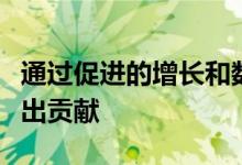 通过促进的增长和数字化贡献为该国的经济做出贡献