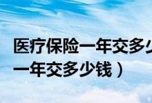 医疗保险一年交多少钱什么时候交（医疗保险一年交多少钱）