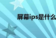 屏幕ips是什么意思(屏幕ips介绍)