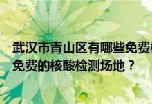 武汉市青山区有哪些免费核酸检测点？武汉市青山区哪里有免费的核酸检测场地？