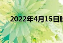 2022年4月15日股市没有开盘是为什么