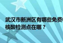 武汉市新洲区有哪些免费核酸检测站点？武汉市新洲区免费核酸检测点在哪？