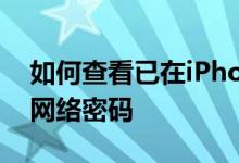 如何查看已在iPhone和iPad上连接的Wi-Fi网络密码