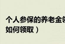 个人参保的养老金领取计算方法（个人养老金如何领取）