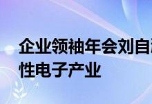 企业领袖年会刘自鸿演讲 以技术创新领航柔性电子产业