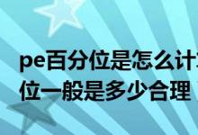 pe百分位是怎么计算出来的（pe和pb的百分位一般是多少合理）