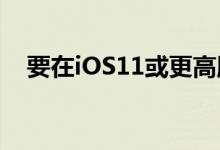 要在iOS11或更高版本中启用TypetoSiri